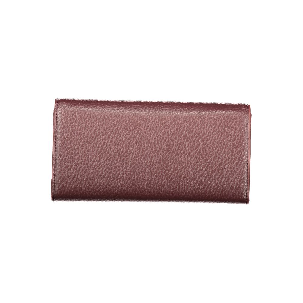 Mario Valentino Rosso Polyurethane Women Wallet