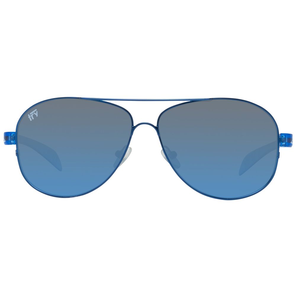 TRY COVER CHANGE Blue Metal Sunglasses