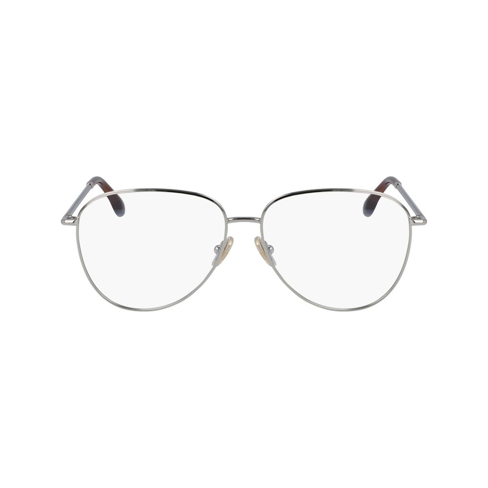 Victoria Beckham Gray Metal Glasses (Frames)
