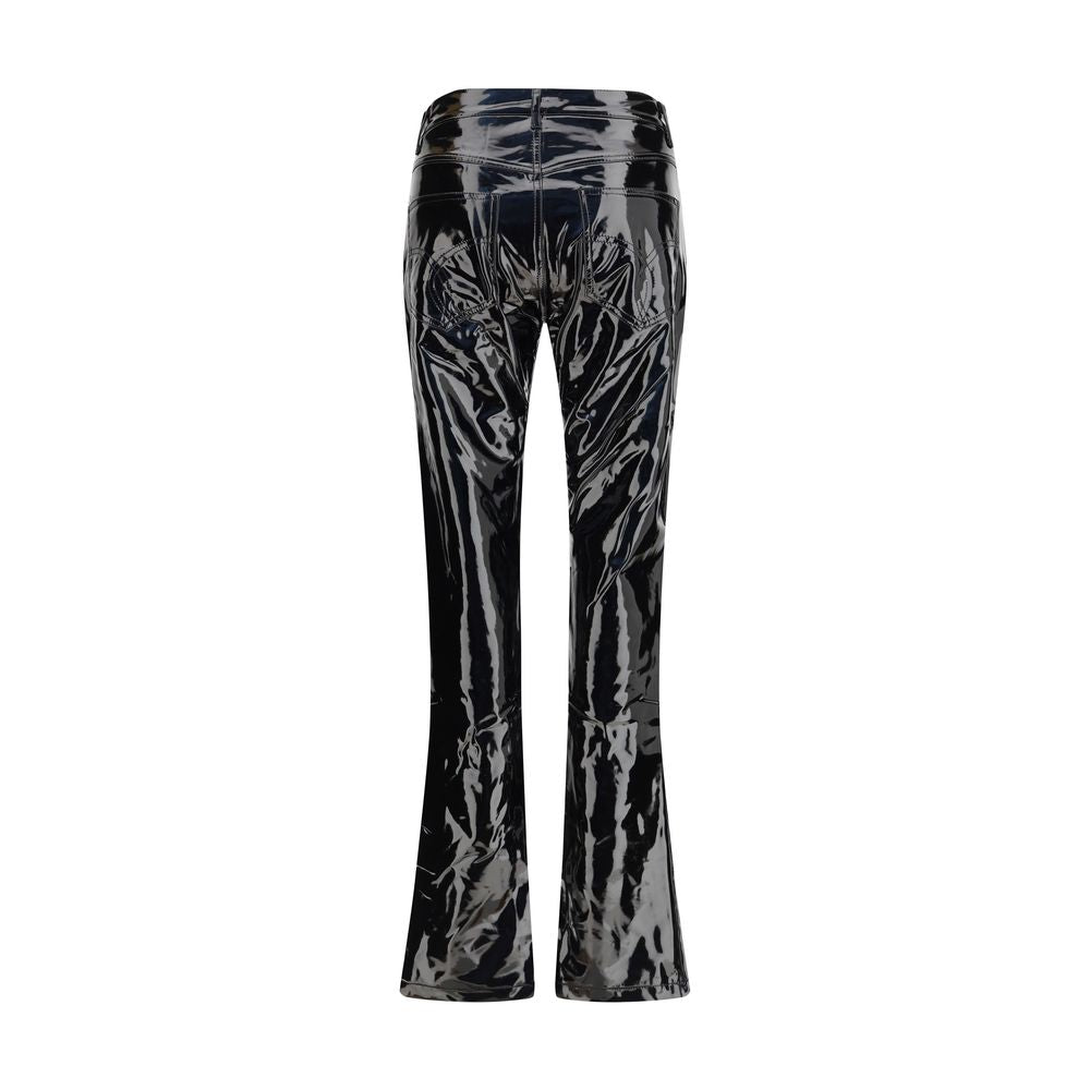 Fiorucci Black Polyethylene Casual Pants