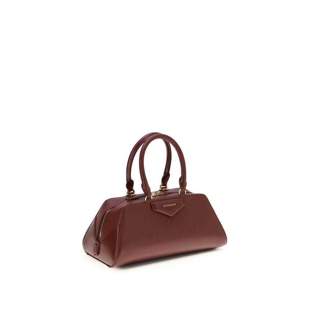 Givenchy Bordeaux Calf Leather Bos Taurus Handbag