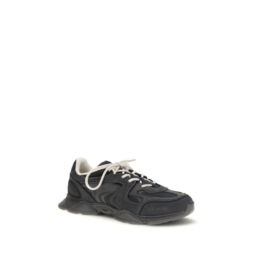 Axel Arigato Black Calf Leather Bos Taurus Chunky Sneakers