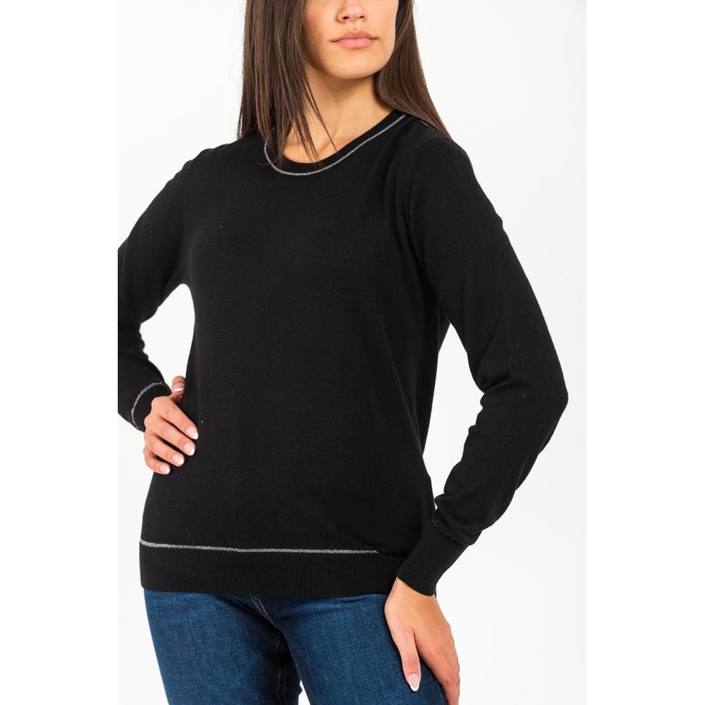 Gas Black Cashmere Sweater