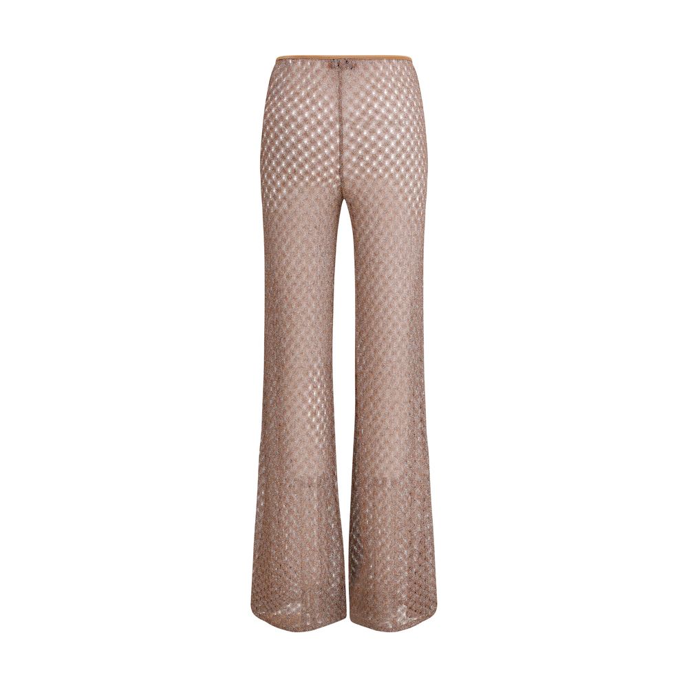 Missoni Brown Viscose Flared Pants