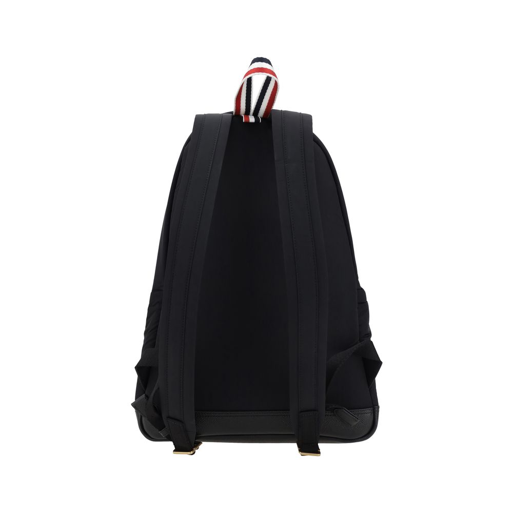 Thom Browne Black Polyester Backpack