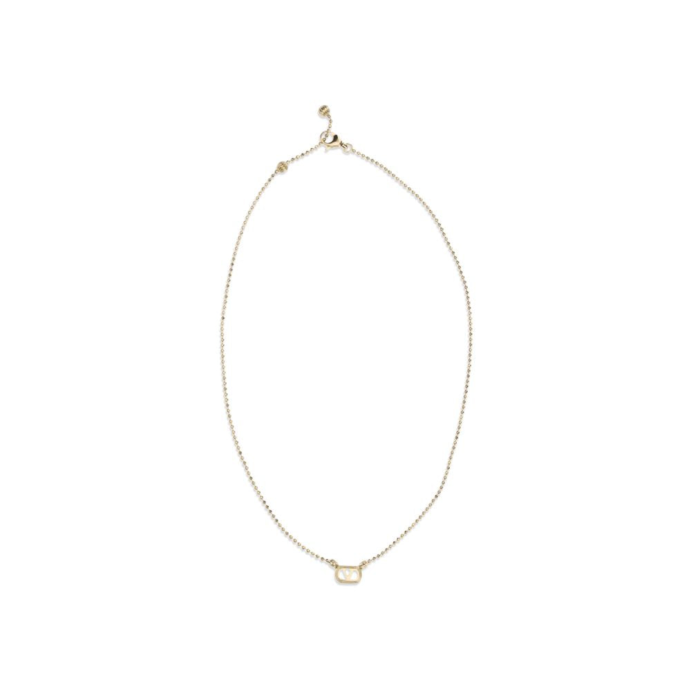 Valentino Garavani Gold Brass Necklace