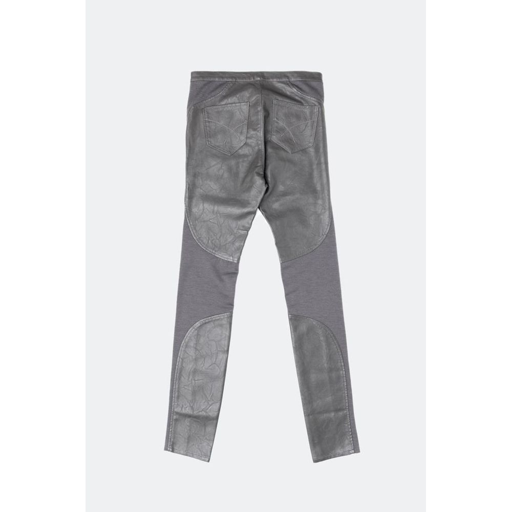 Gas Gray Leather Pants