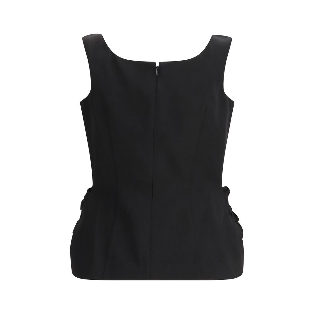 Magda Butrym Black Cotton Top