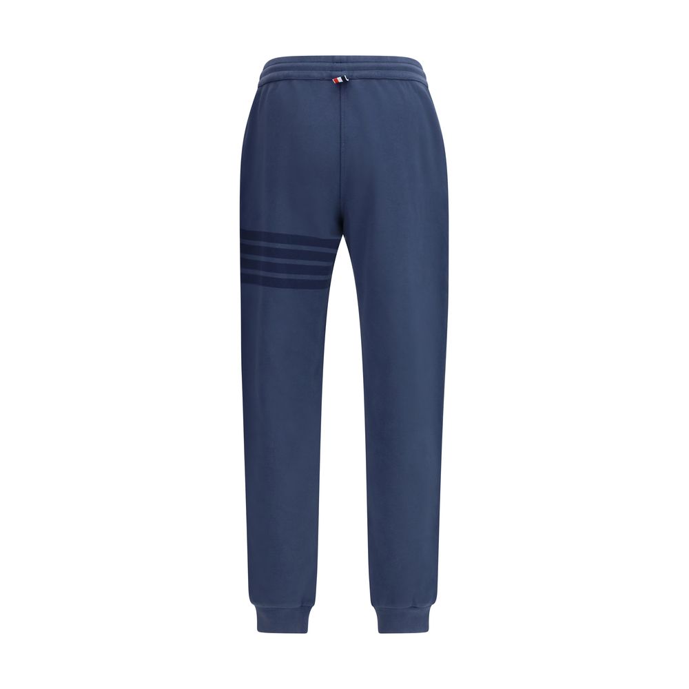 Thom Browne Blue Cotton Casual Pants