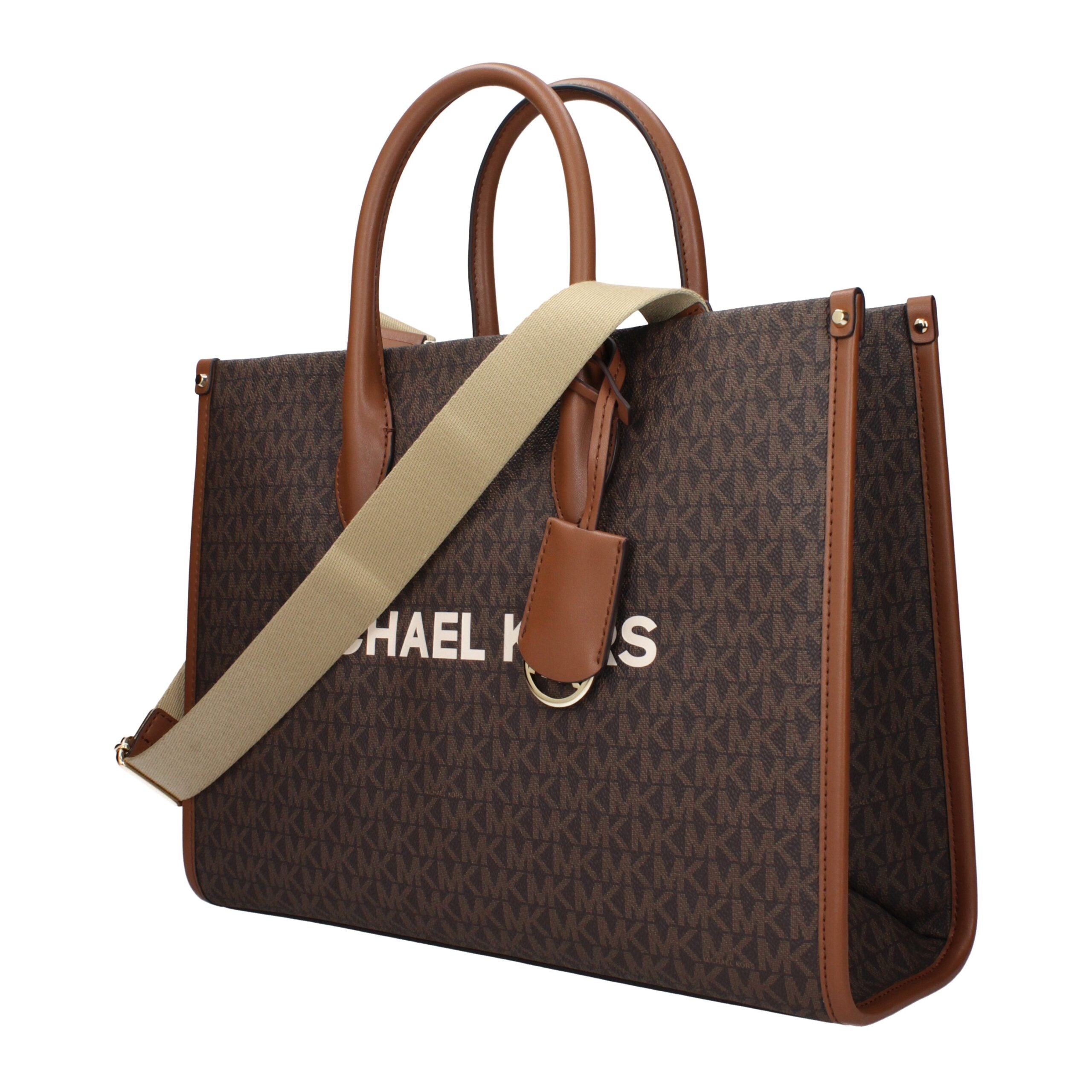 Michael Kors Brown Fabric Handbag