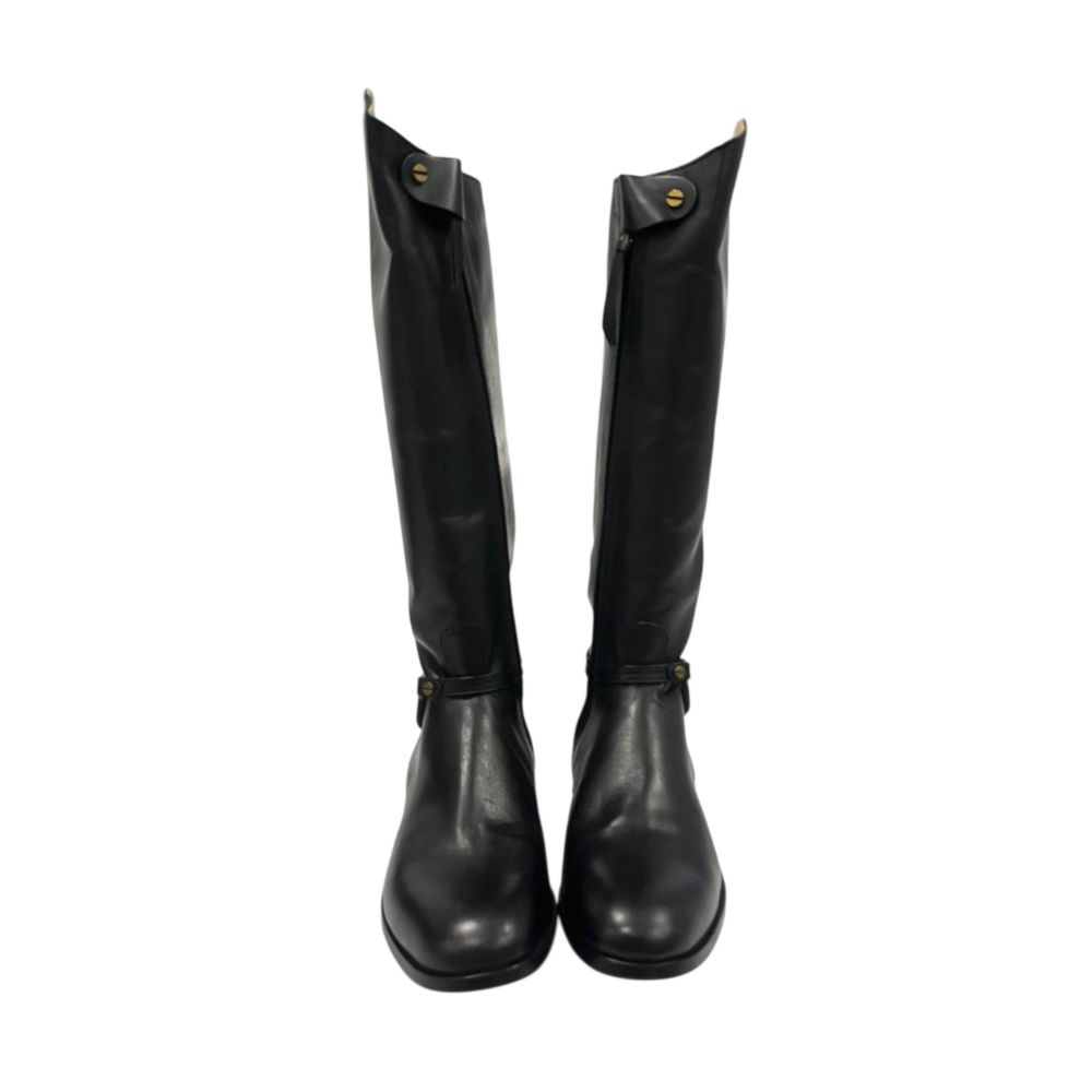Borbonese Black Leather Women Boot