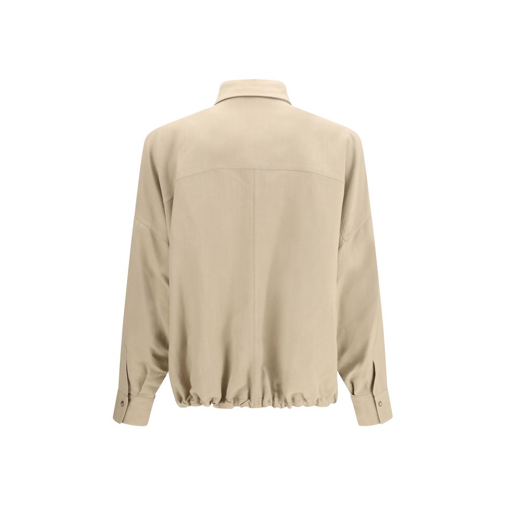 Brunello Cucinelli Beige Viscose Blouse
