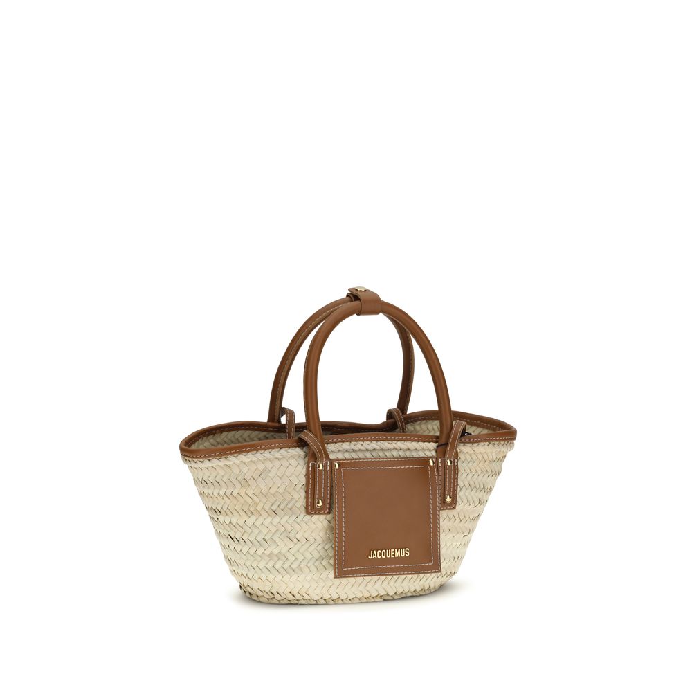 Jacquemus Brown Calf Leather Bos Taurus Handbag