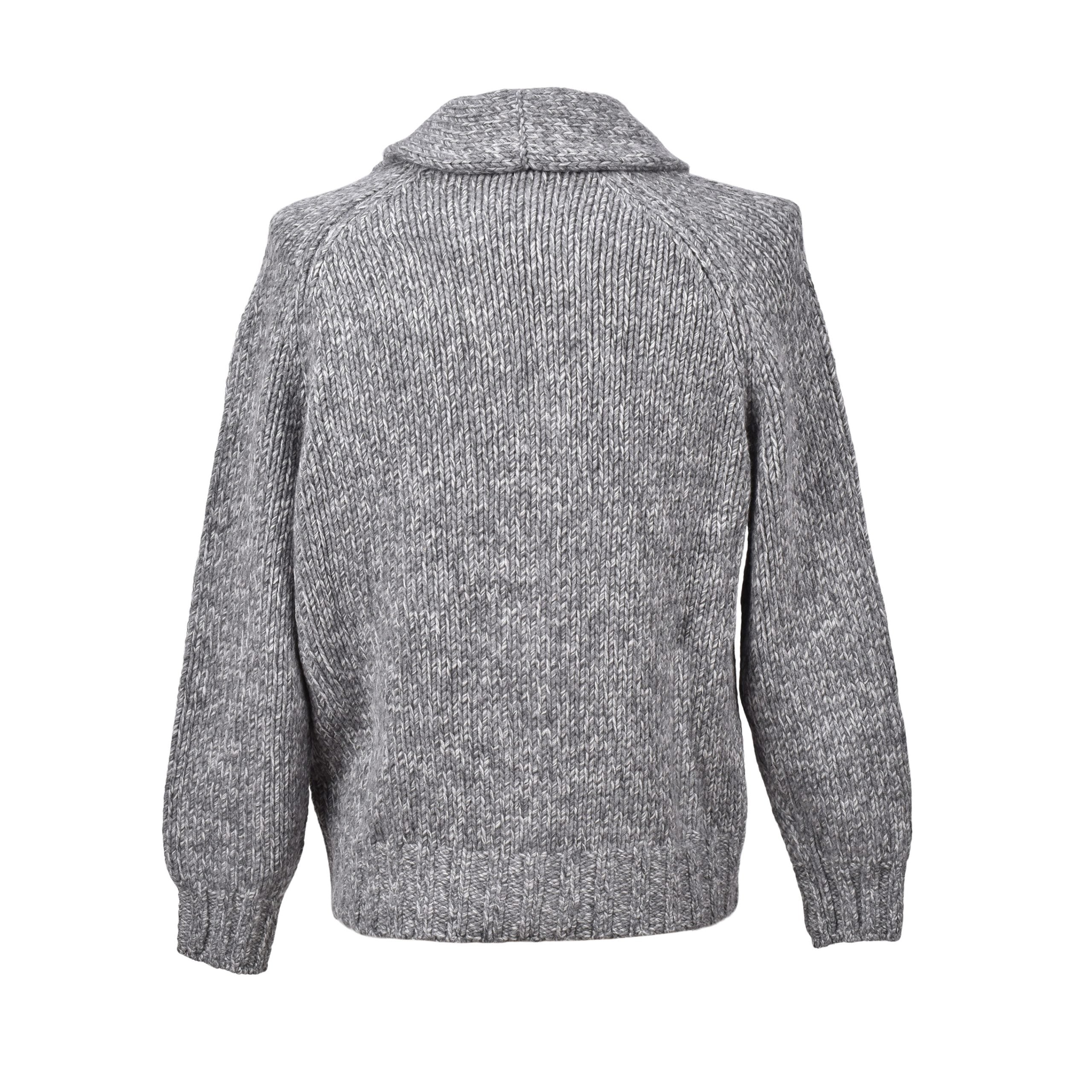 Brunello Cucinelli Gray Wool Cardigan