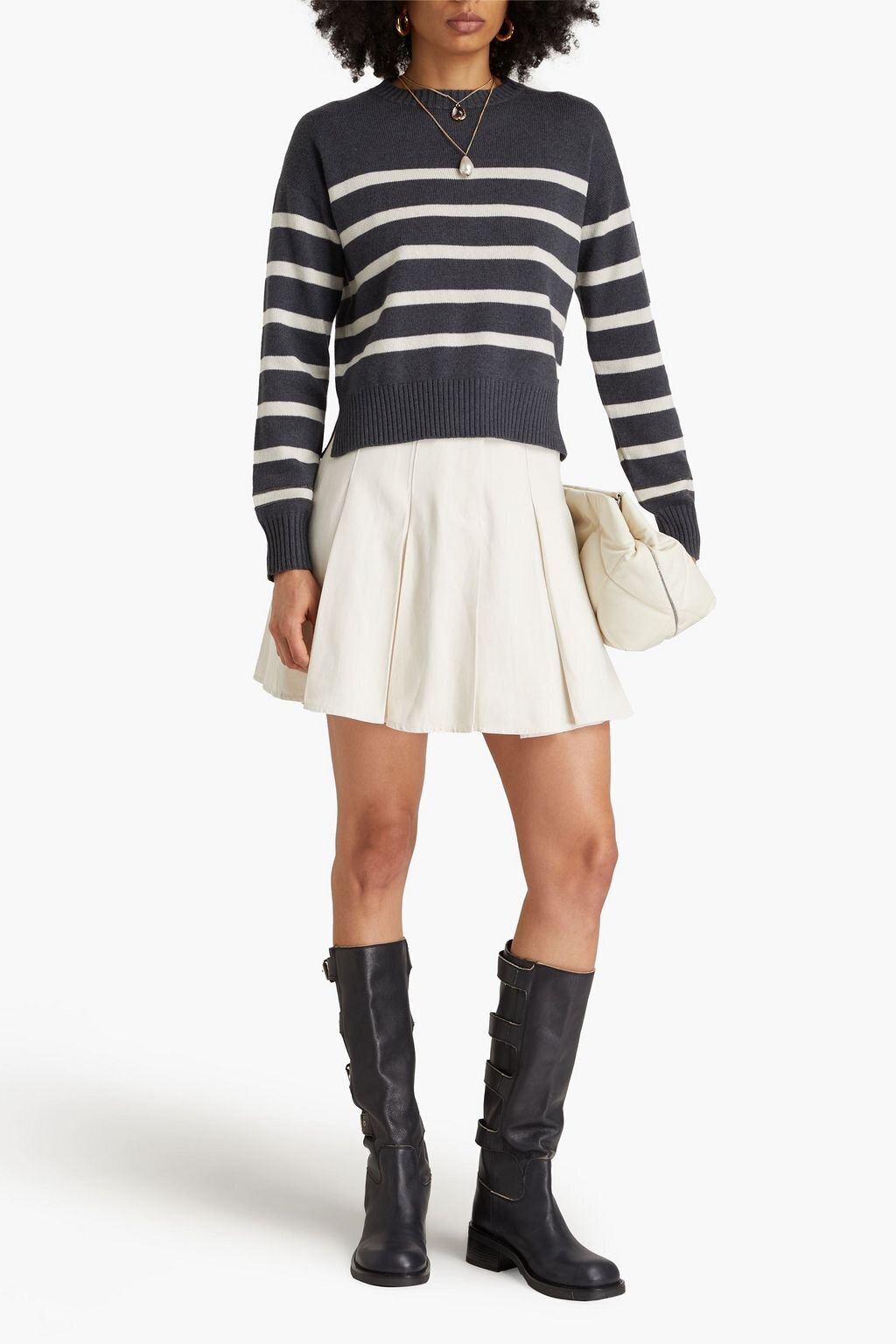 Brunello Cucinelli Beige Cashmere Sweater