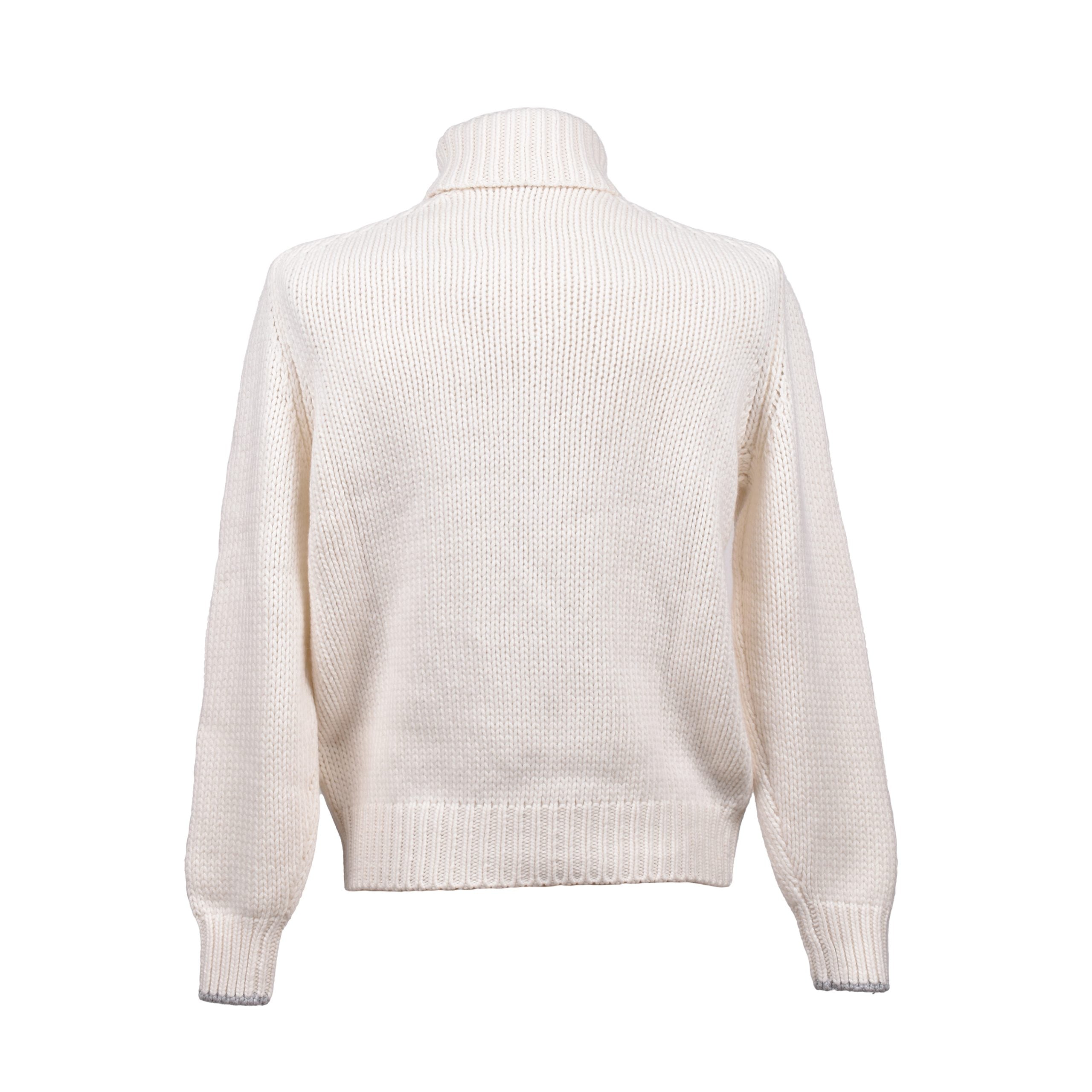 Brunello Cucinelli Beige Cashmere Sweater