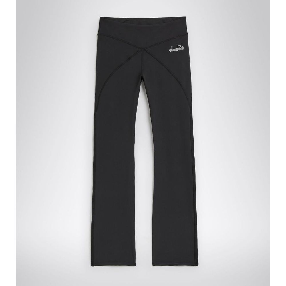 Diadora Black Polyester Athletic Pants