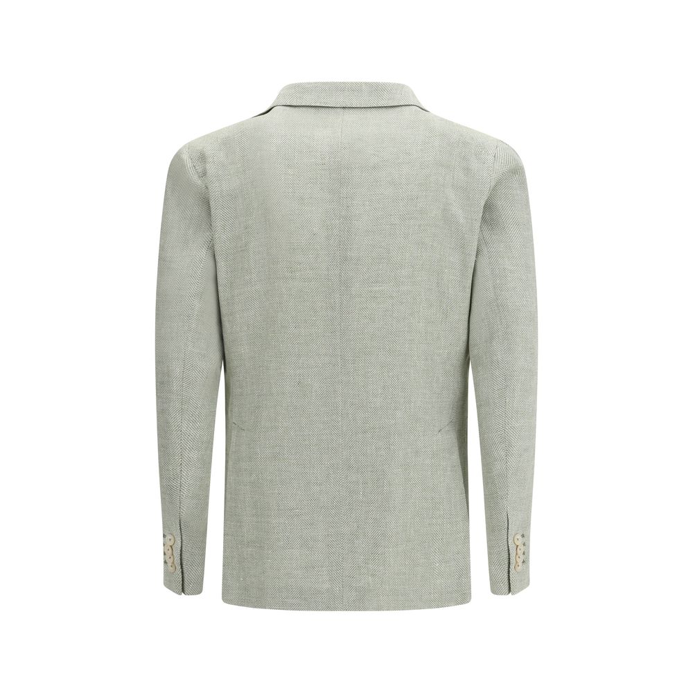 Tagliatore Bicolor Linen Blazer