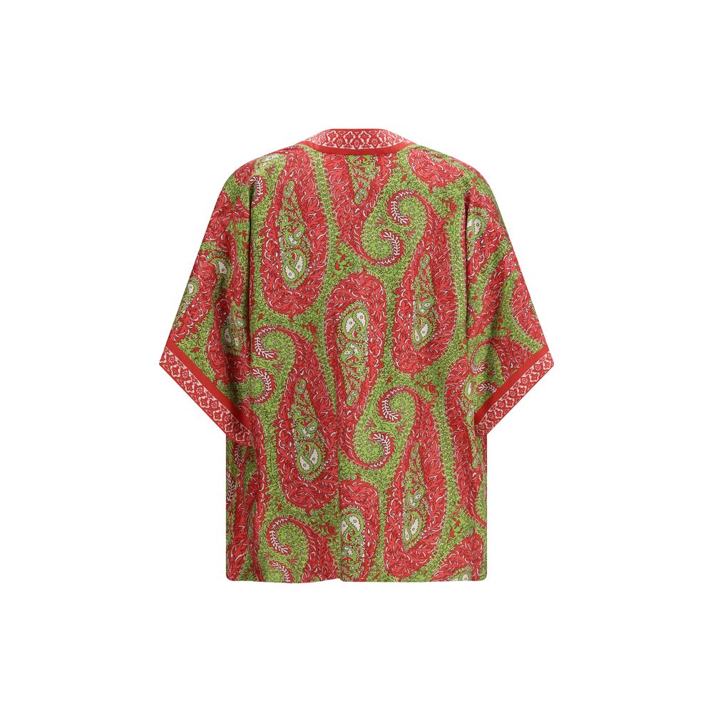 Etro Multicolor Silk Cloacks