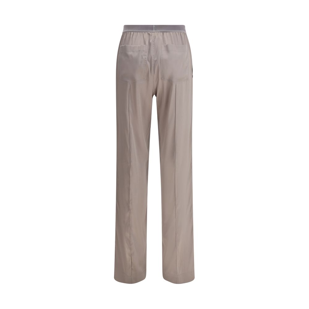Tom Ford Silver Elastane Casual Pants