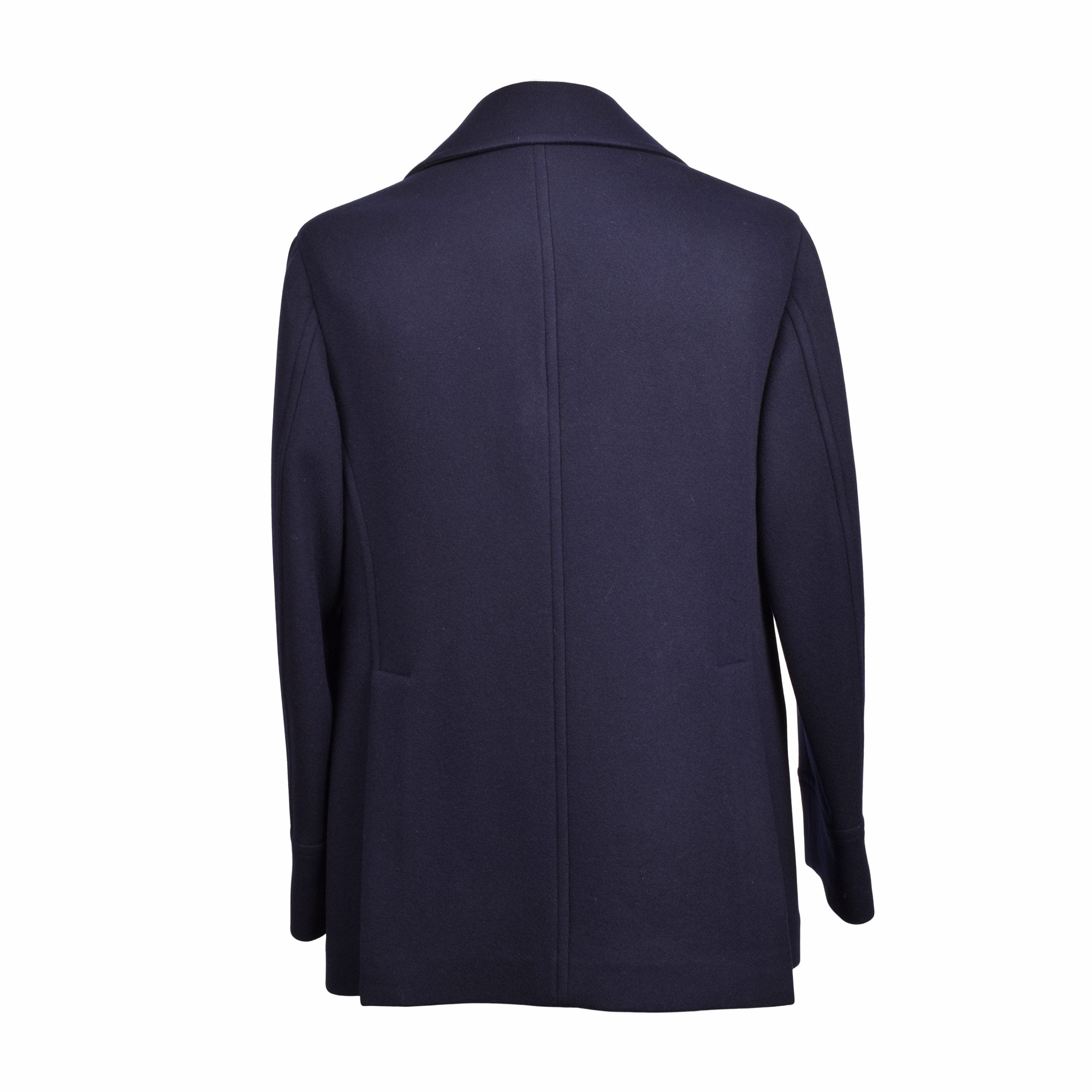 Brunello Cucinelli Blue Wool Coat