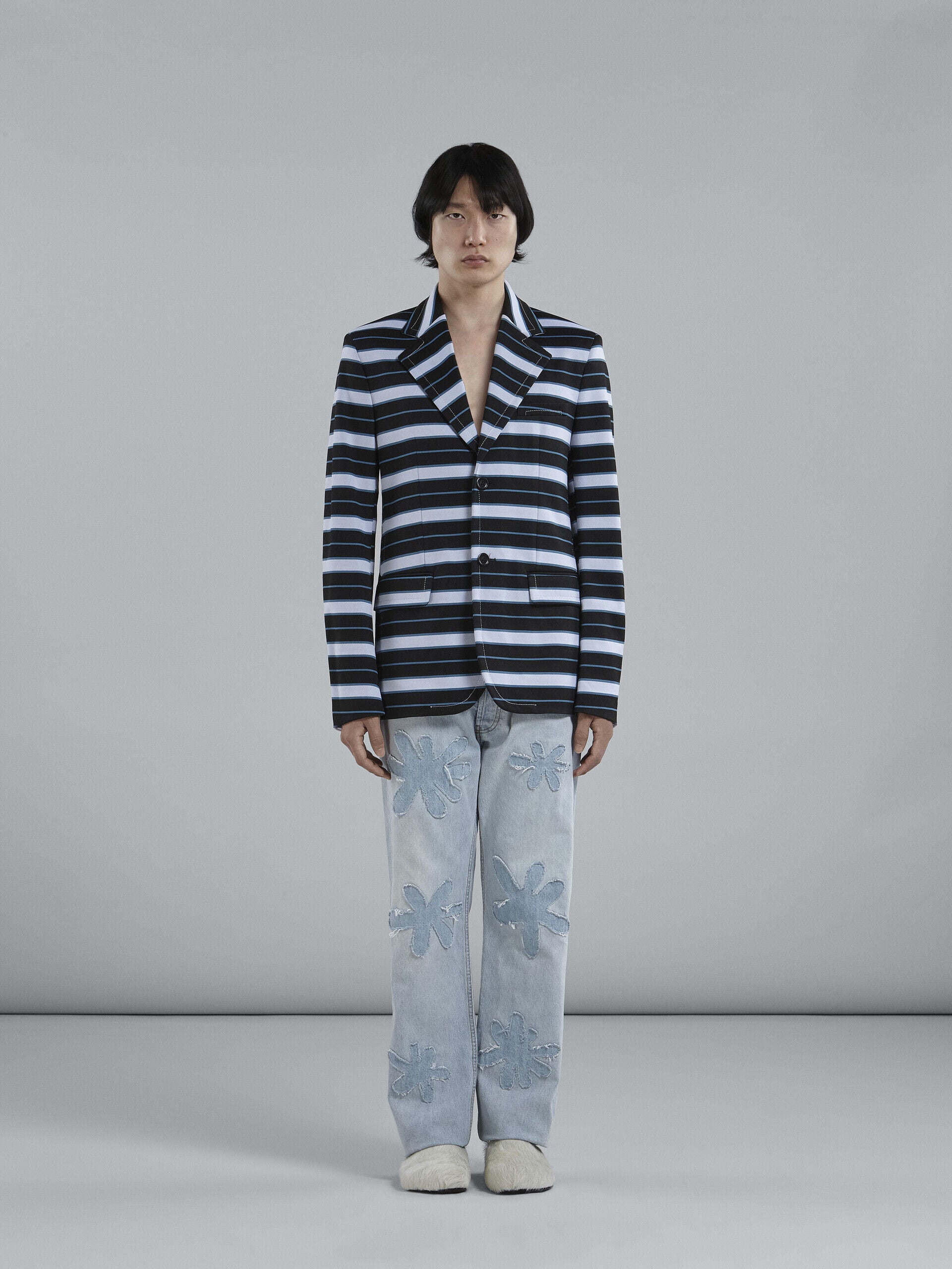 Marni Black Fibres Blazer