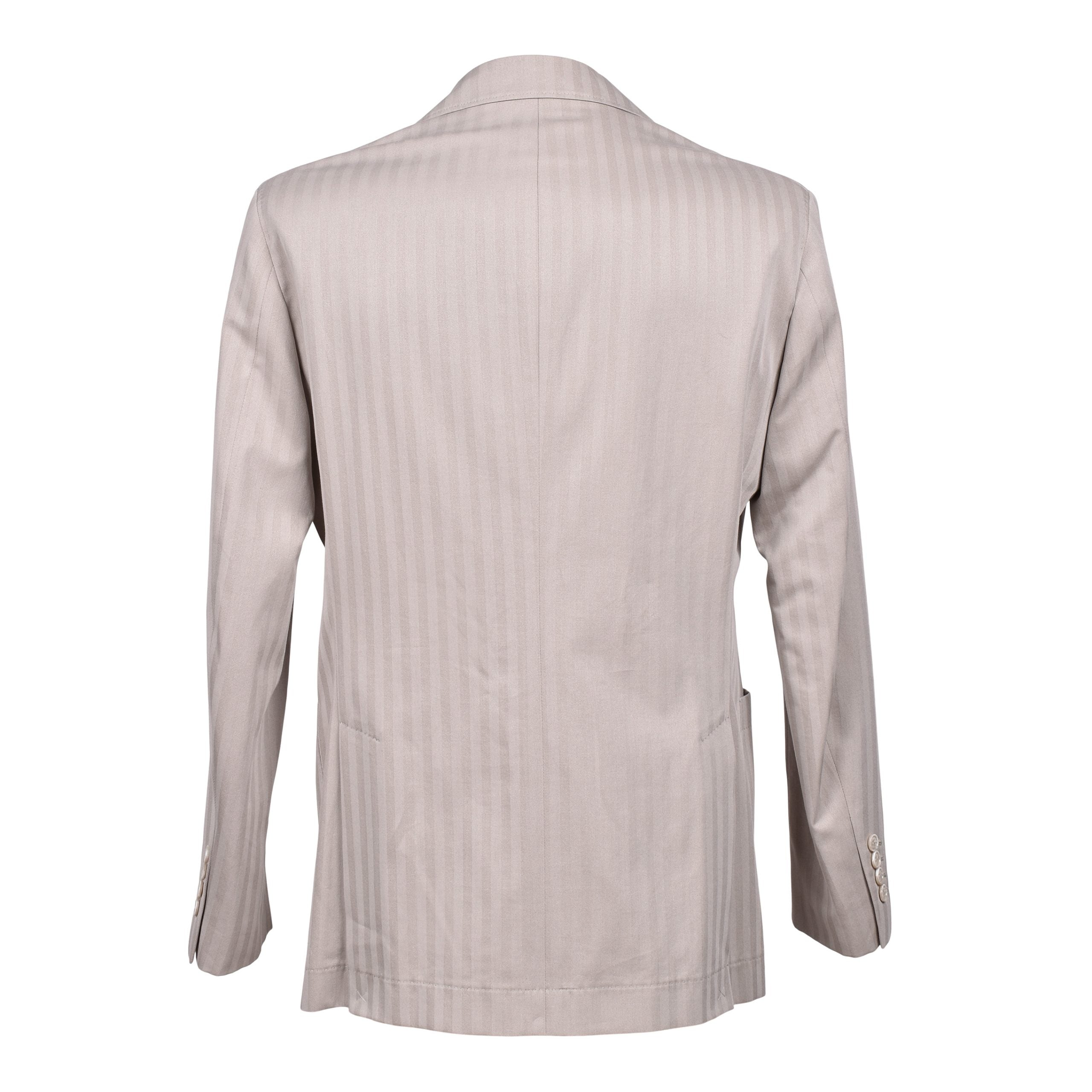 Brunello Cucinelli Brown Cotton Two-Piece Suit