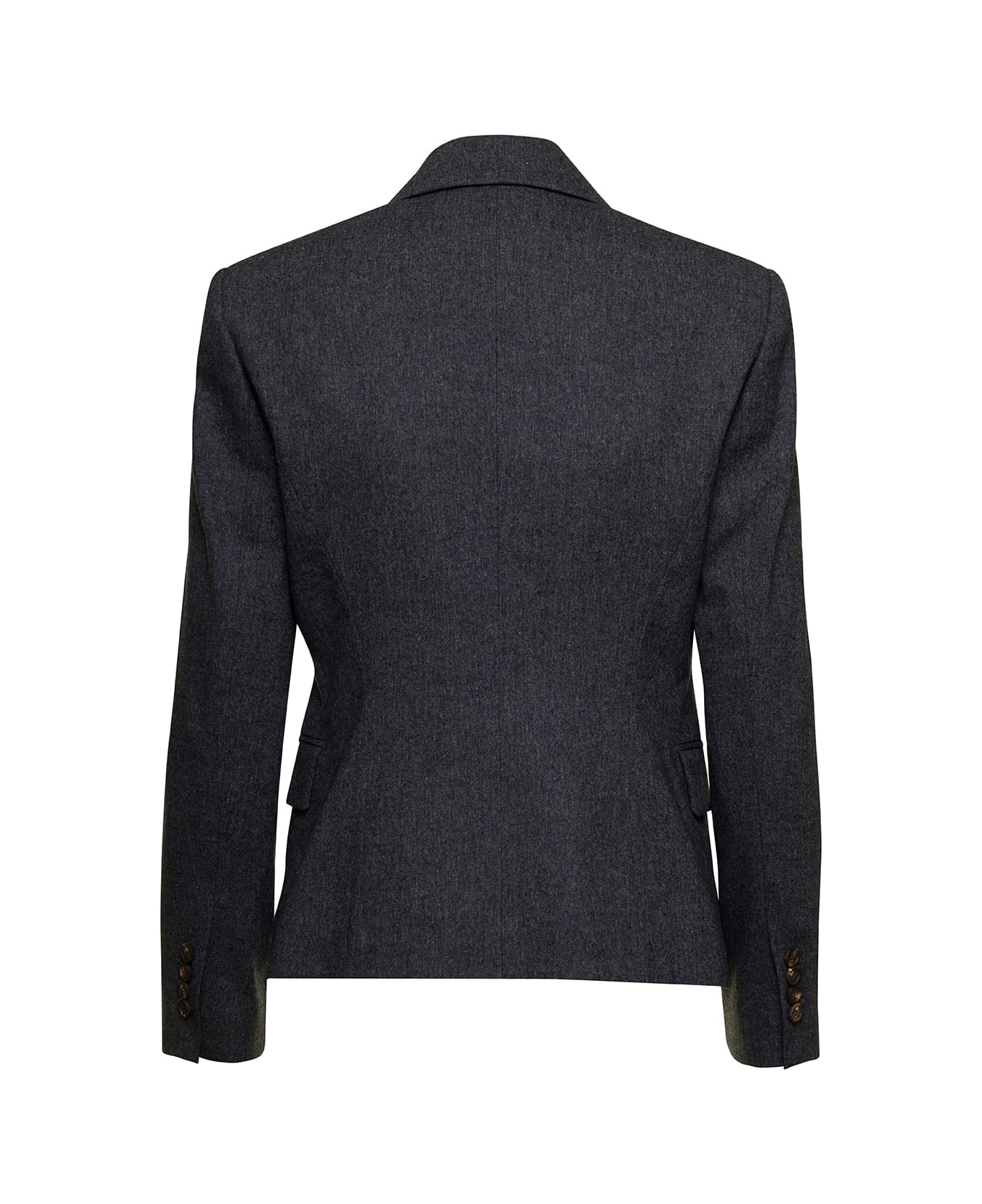 Brunello Cucinelli Gray Wool Blazer