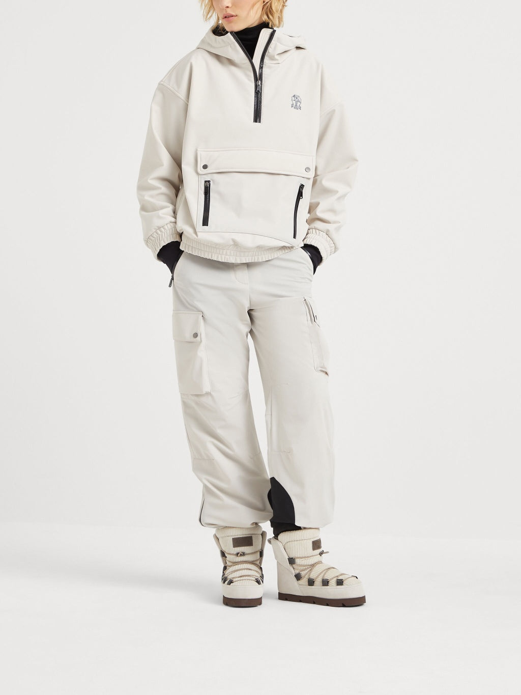 Brunello Cucinelli Beige Polyamide Joggers (Workout Pants)