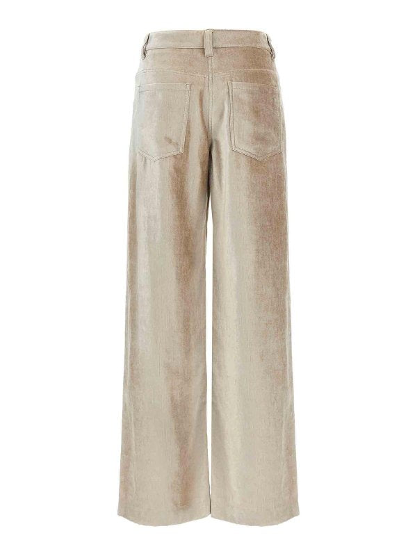 Brunello Cucinelli Pink Cotton Casual Pants