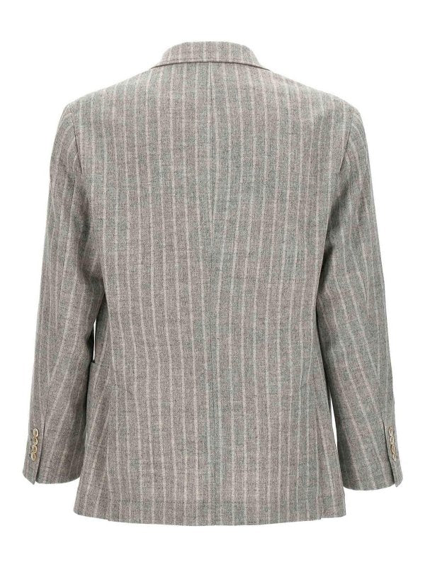 Brunello Cucinelli Pearl Leather Coat