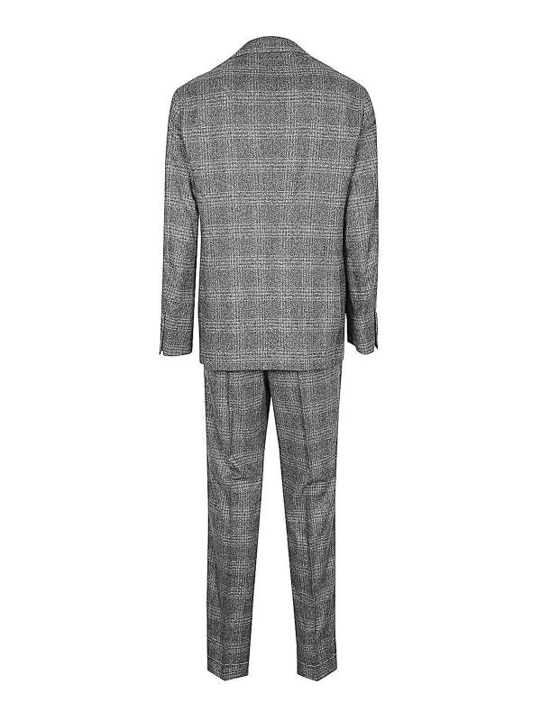 Brunello Cucinelli Gray Silk Two-Piece Suit