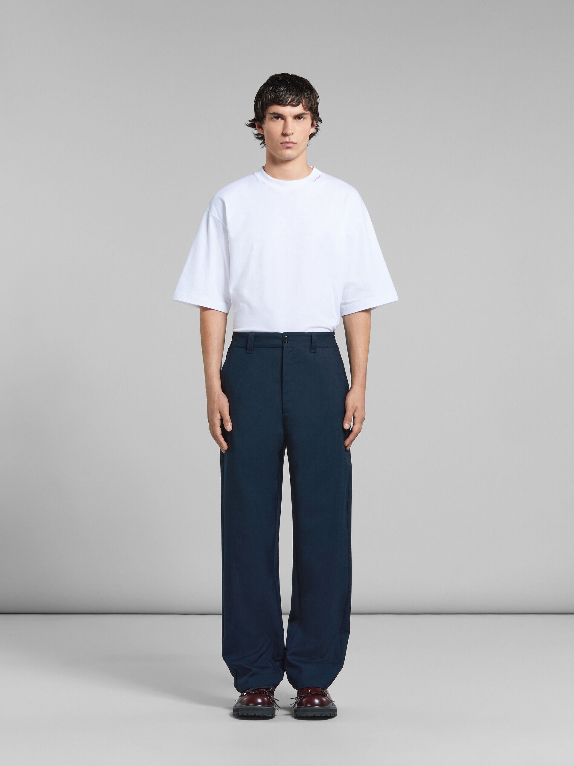 Marni Bicolor Fibres Casual Pants