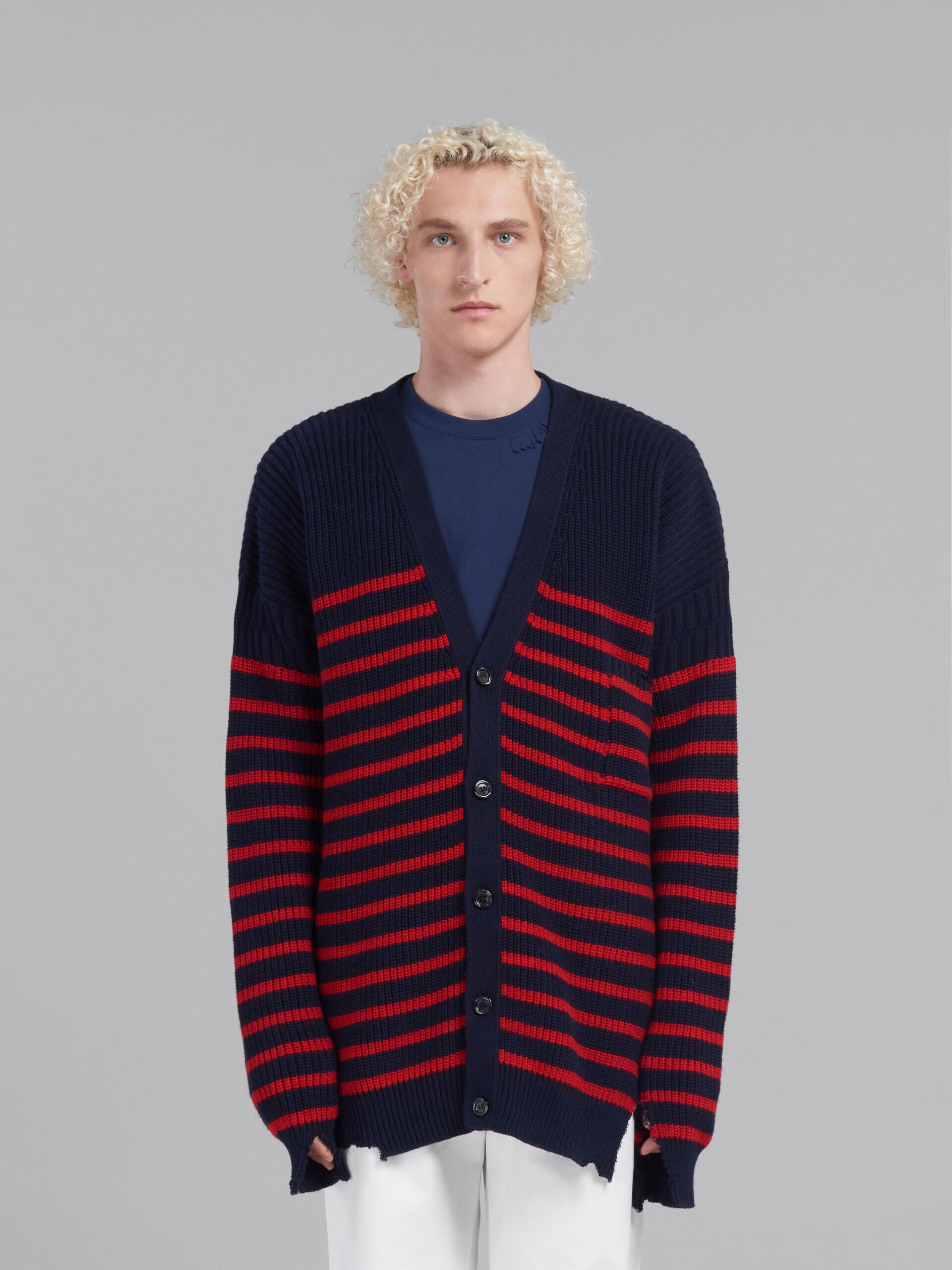 Marni Blue Fibres Cardigan