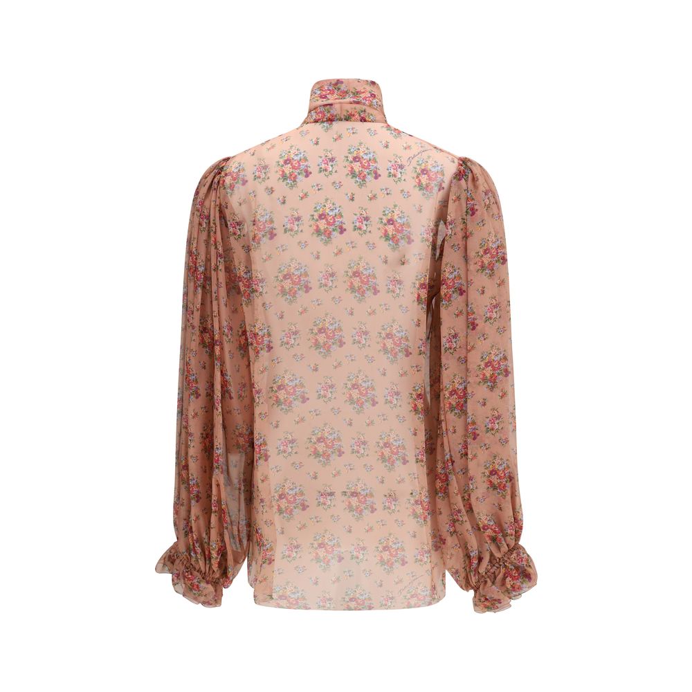 Dolce & Gabbana Multicolor Silk Blouse