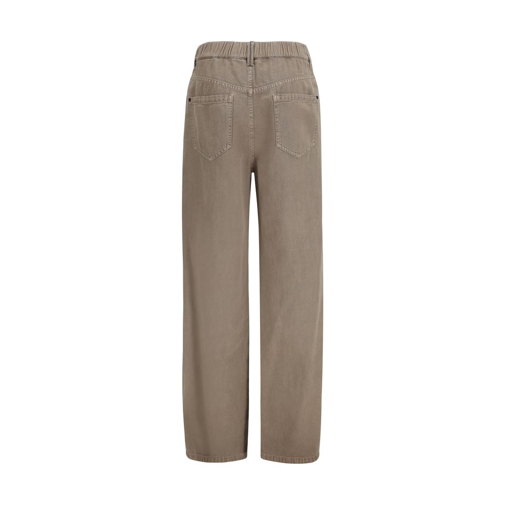 Brunello Cucinelli Beige Cotton Jeans Denim
