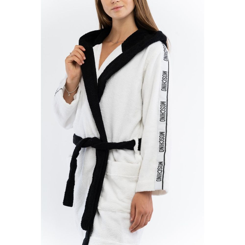 Moschino Multicolor Cotton Bathrobe