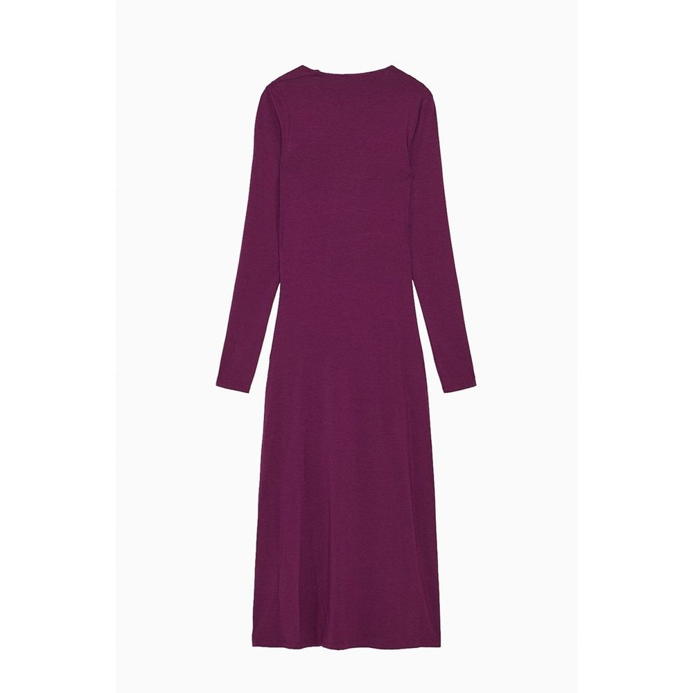 Patrizia Pepe Purple Viscose Casual Dress