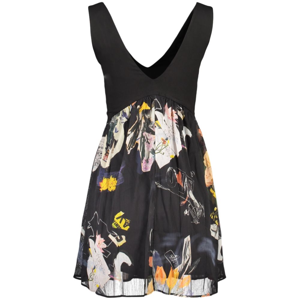 Desigual Black Polyester Women Dress