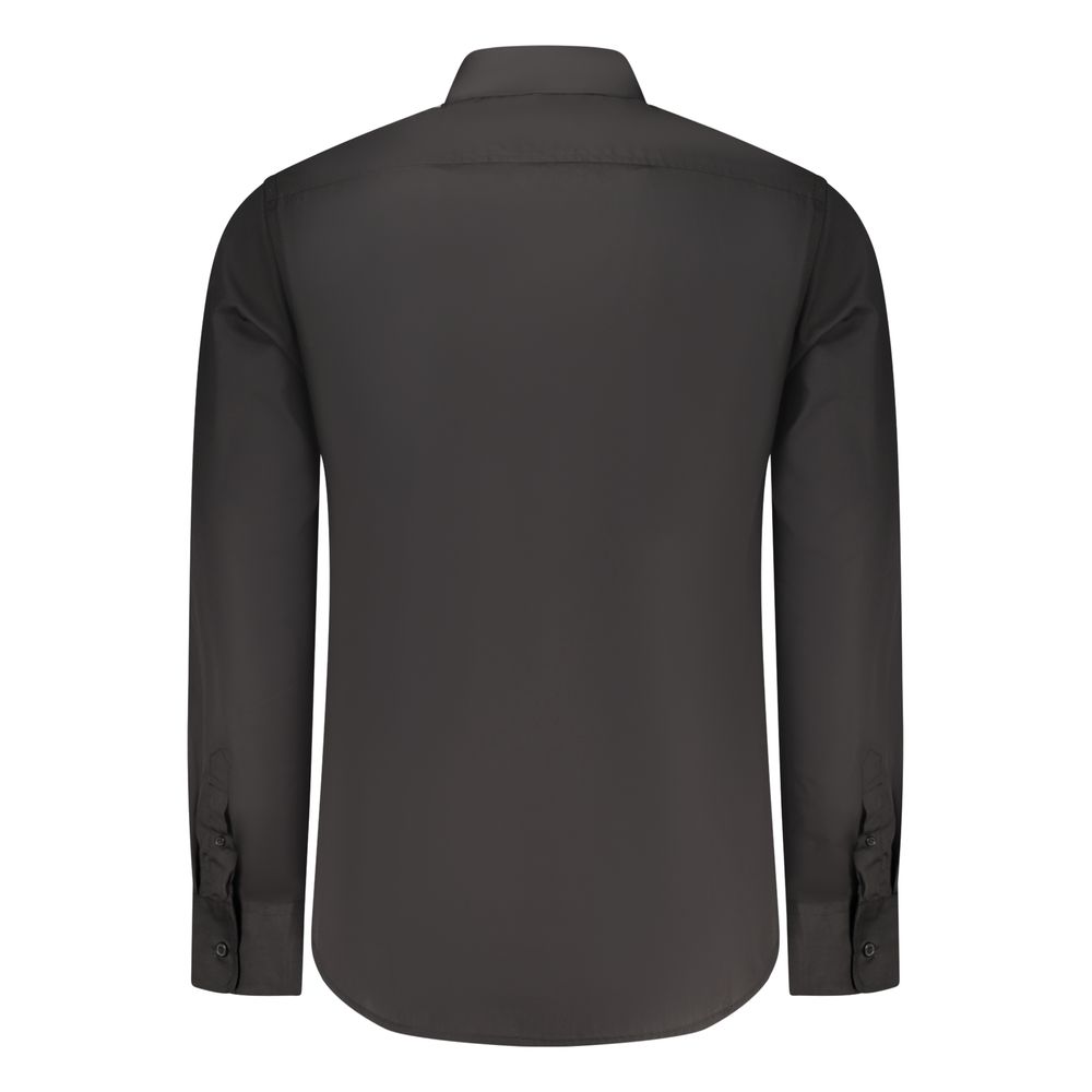 U.S. Grand Black Cotton Mens Shirt