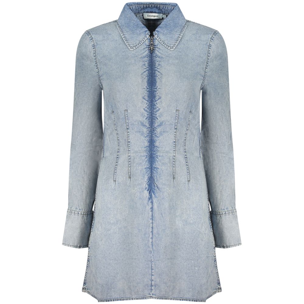 Desigual Azzurro Lyocell Women Dress