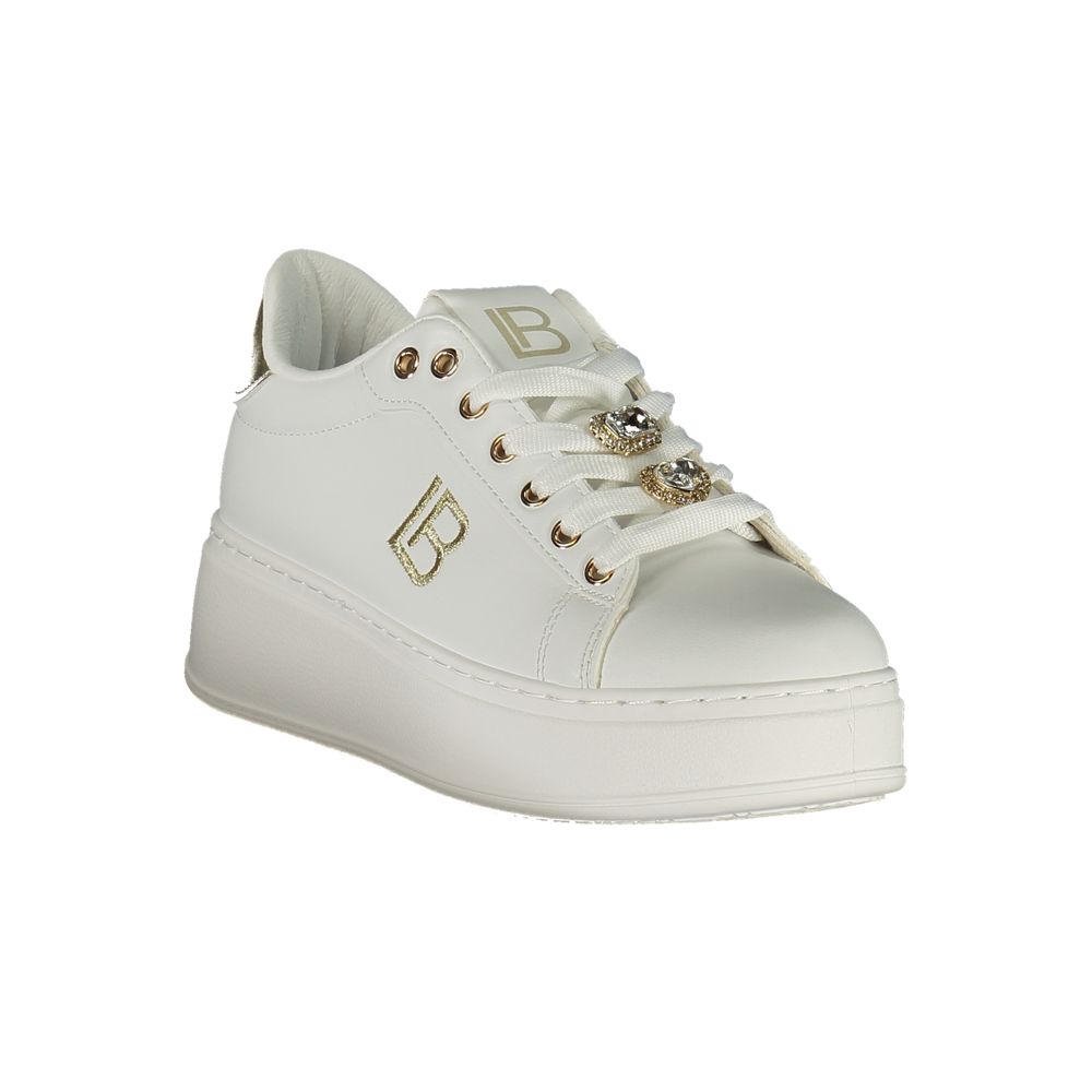 Laura Biagiotti Bianco Polyurethane Women Sneaker