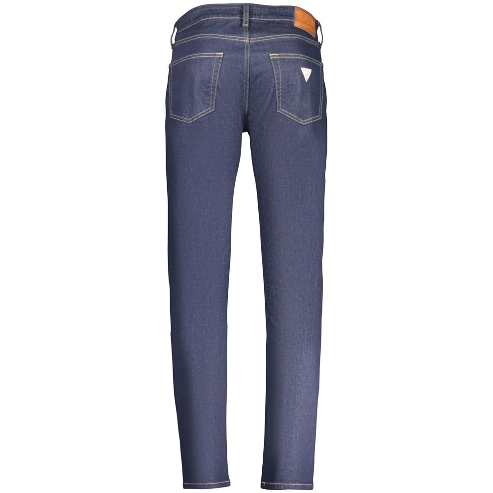 Guess Jeans Blu Cotton Men Jeans