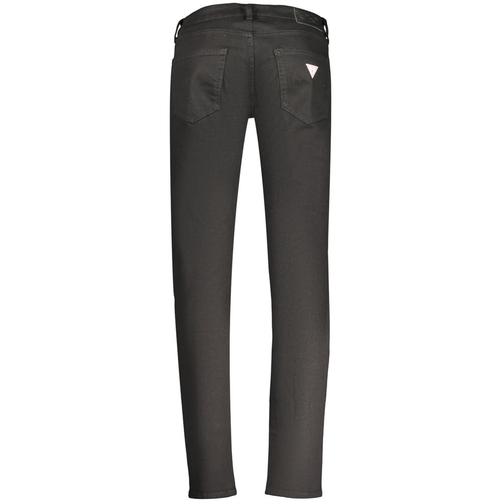 Guess Jeans Black Cotton Mens Jeans