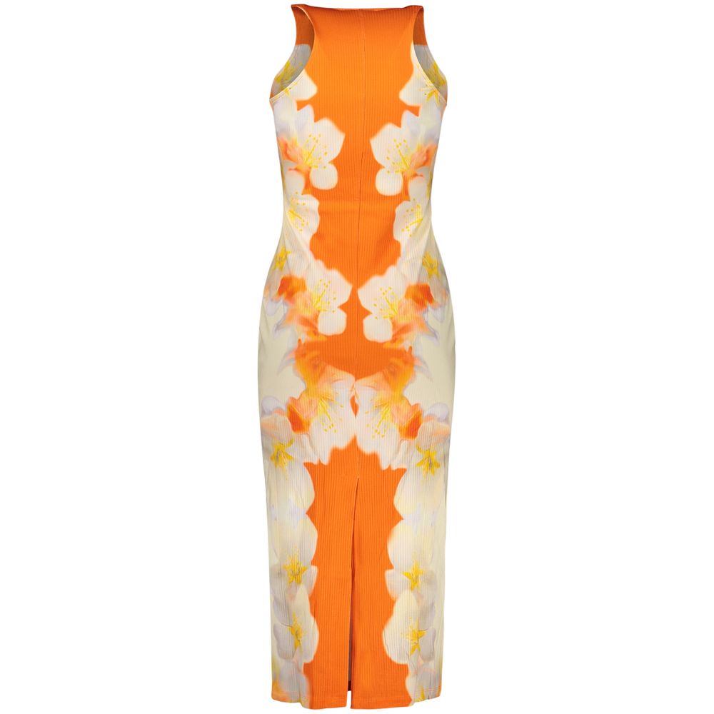 Desigual Arancione Viscosa Women Dress