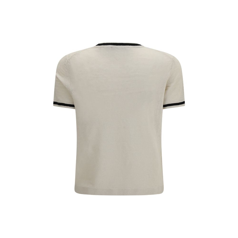 'S Max Mara Beige Linen T-Shirt