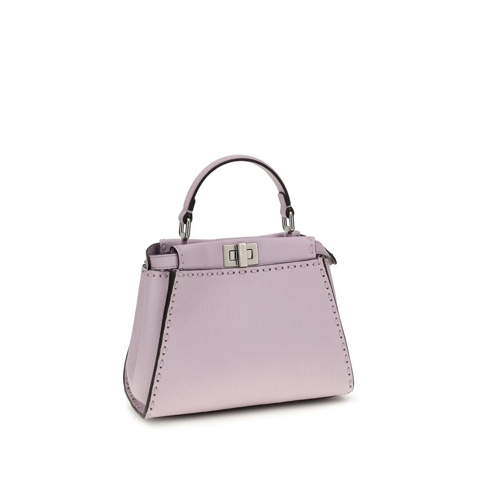 Fendi Purple Calf Leather Bos Taurus Handbag