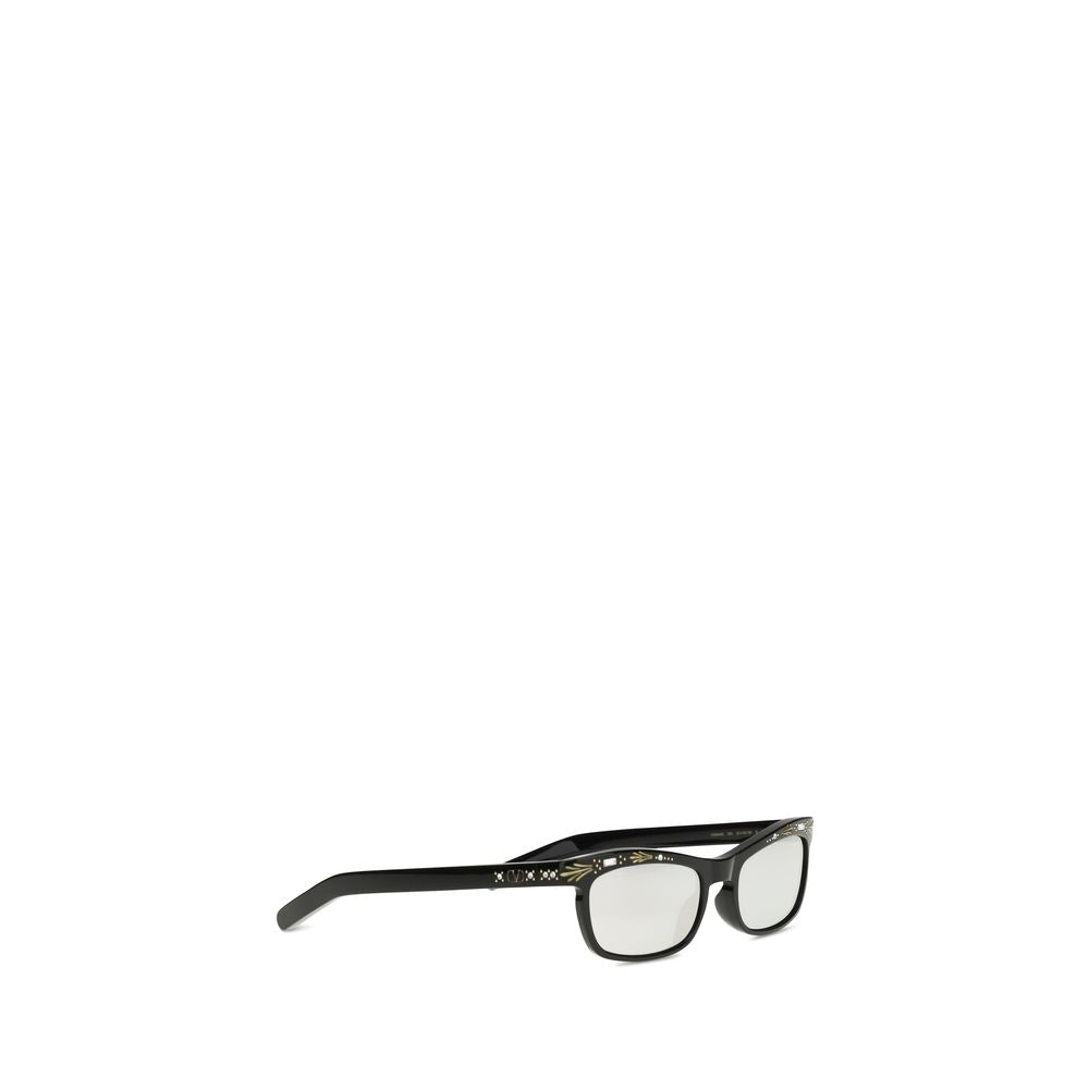 Valentino Garavani Black Acetate Sunglasses