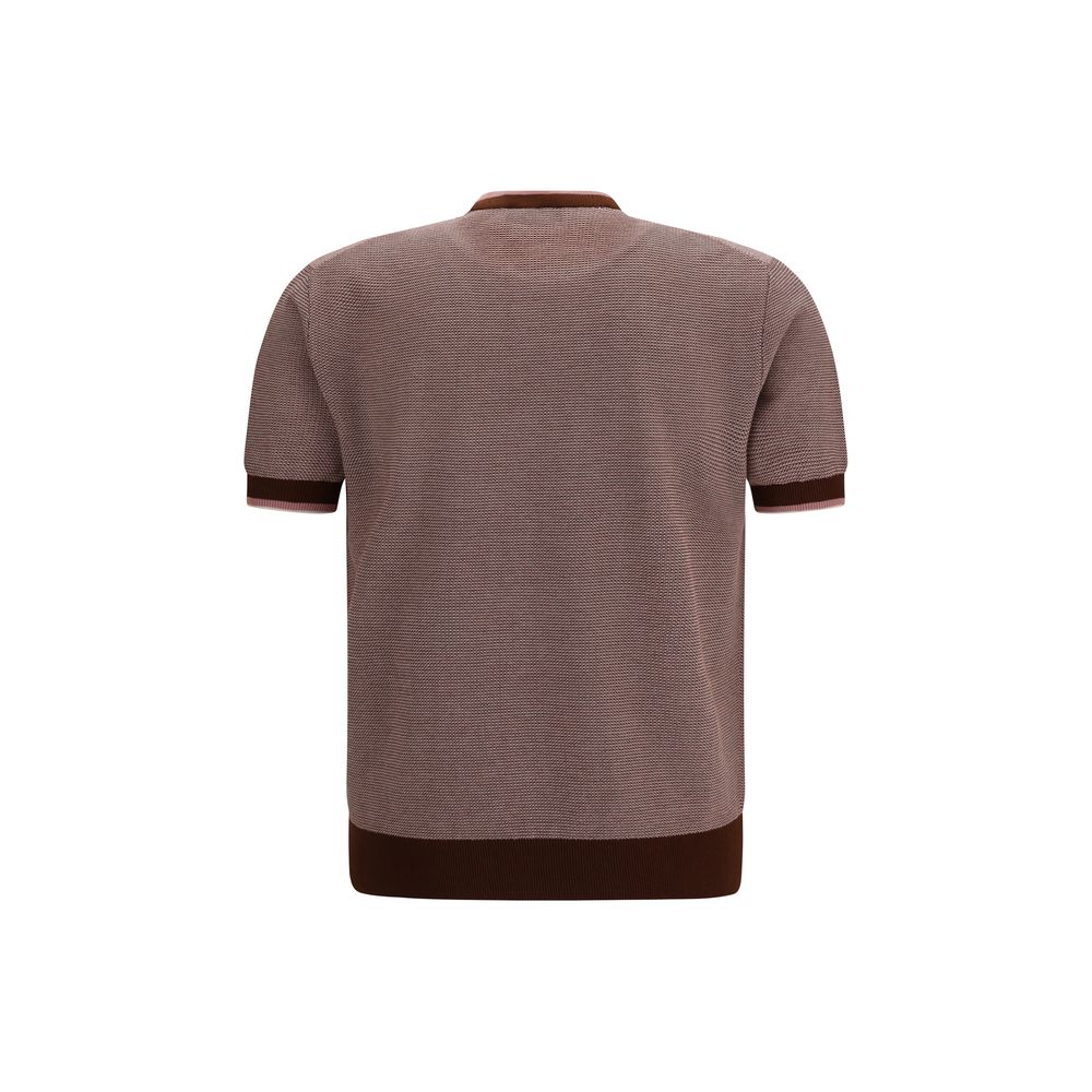 Piacenza Cashmere Multicolor Cotton Polo Shirt