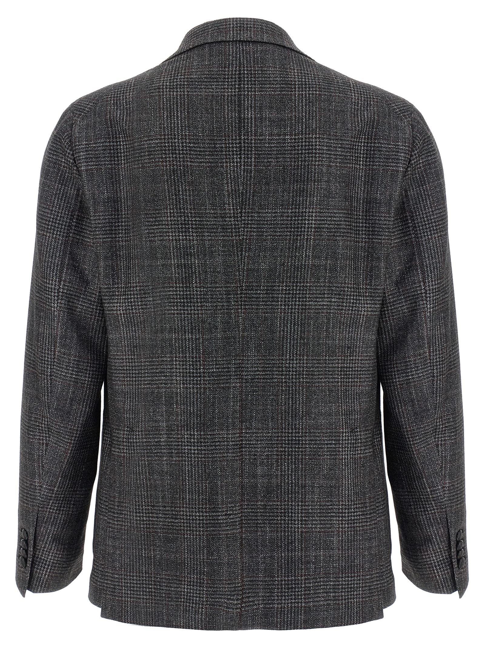 Tagliatore Gray Virgin Wool Blazer